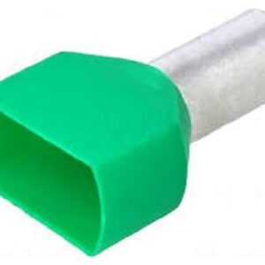 Terminale a Bussolotto 2x16mm Verde 50pz